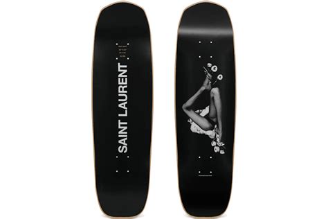 saint laurent skateboard deck.